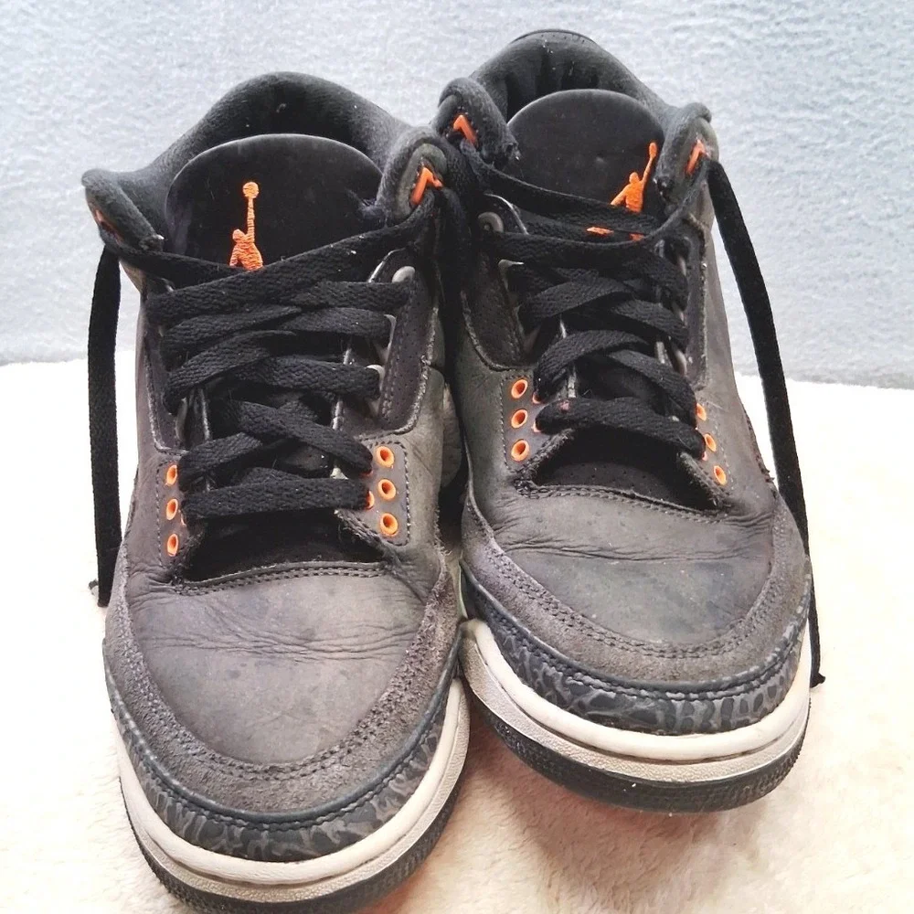 Nike Jordan‎ 3 Retro Fear Pack 2023 Grey Orange CT8532-080 Size 8